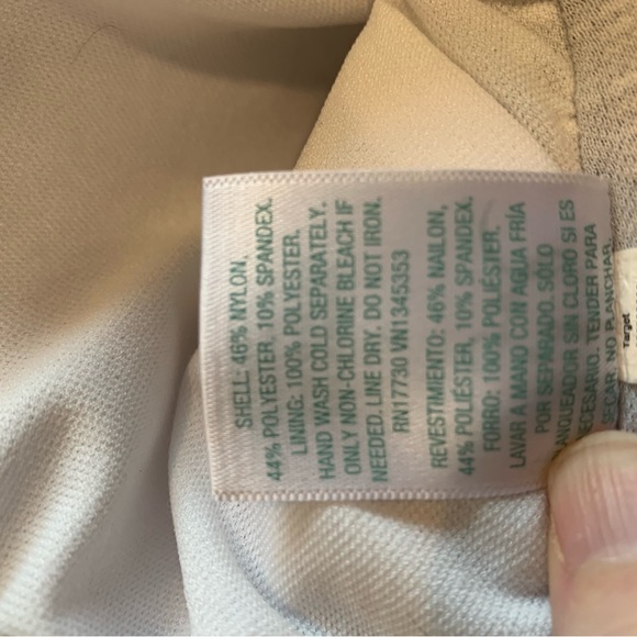 Kona Sol Bandeau w straps flounce, ruched, one piece swimsuit, size small - Picture 11 of 14